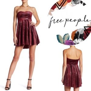 *MOVING SALE* FP Shattered Velvet Mini Dress